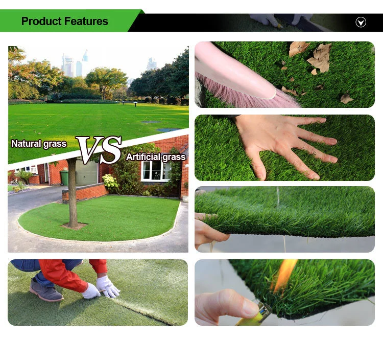 5000 Hours Color Fastness Landscaping Artificial Grass for Leisure