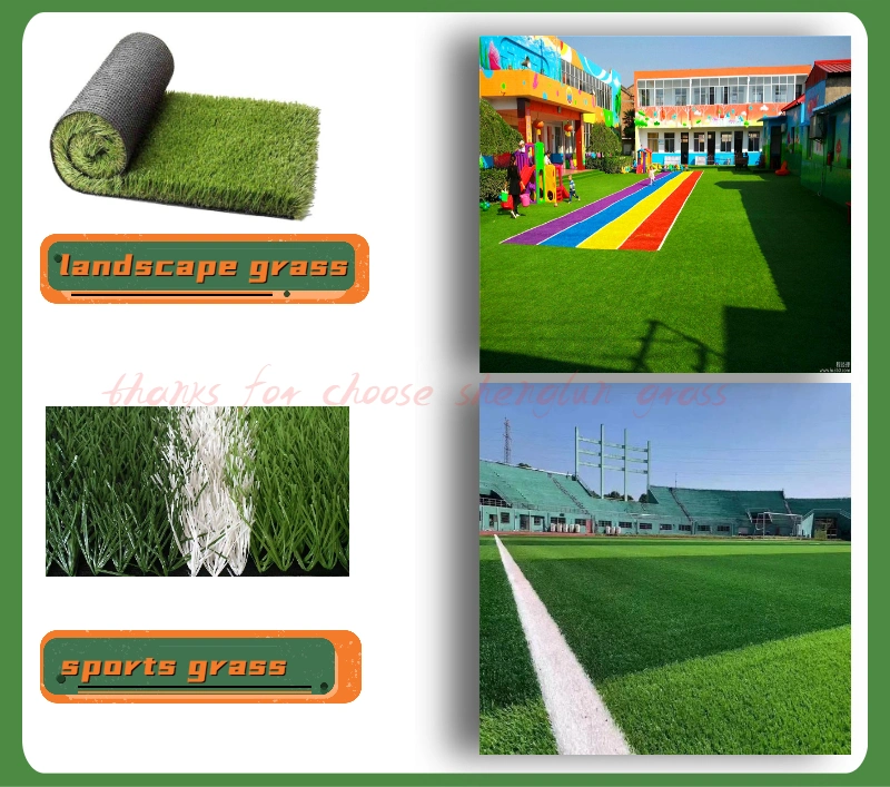 Hebei Factory 10mm-50mm Synthetic Turf Grass Mat Cesped Lawn Landscape/Garden Artificial Grass