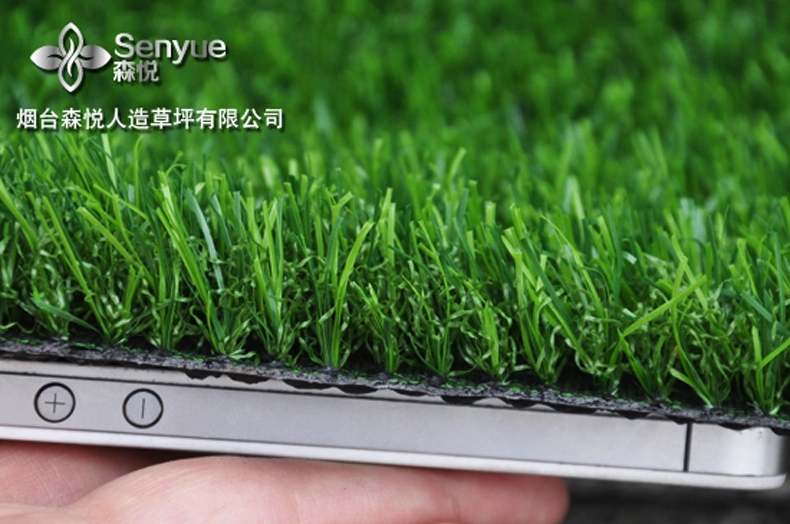 Senyue Artificial Turf 20mm Pile Height 240 Stitches Synthetic Grass for Landscape, Leisure, Pet