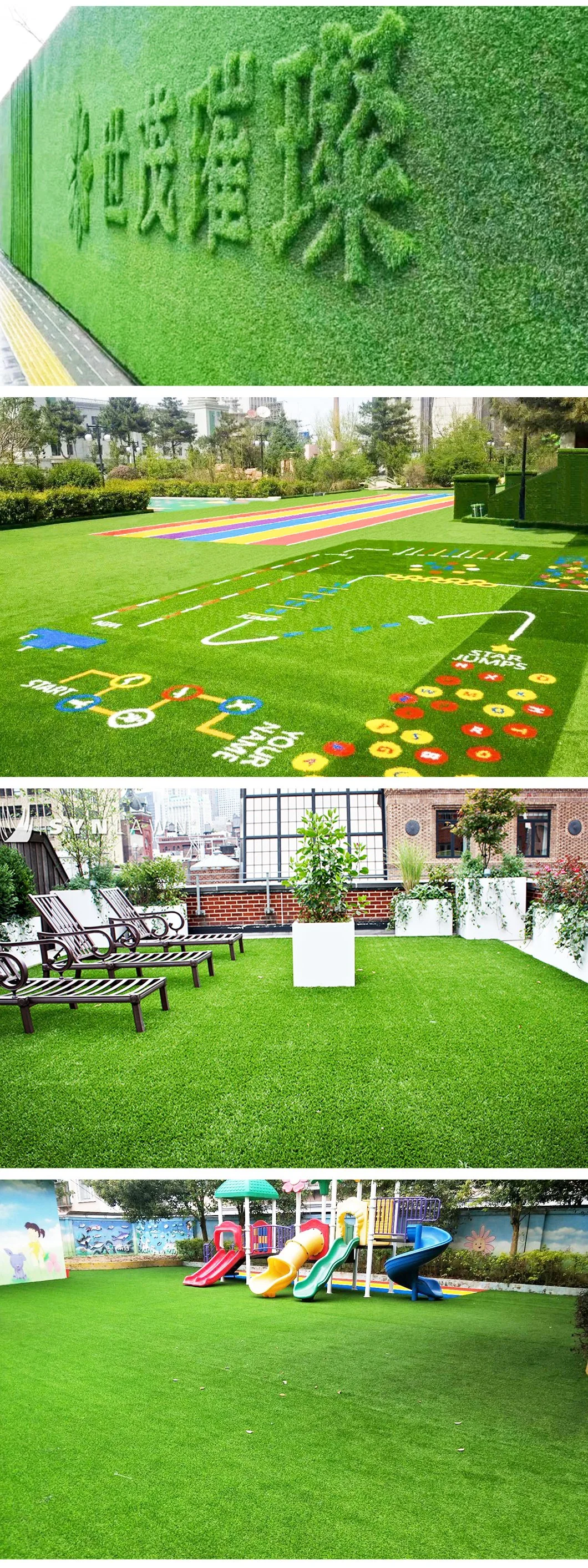Factory Wholesale Turf Supplier Price Artificial Landscaping Pet DIY Natural Looking Yarn Grass Garden