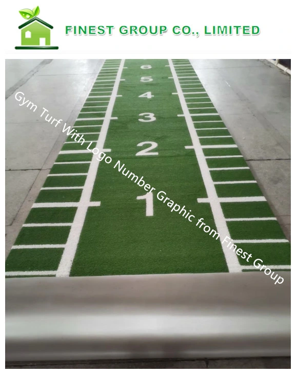 Gym Sled Sprint Track Turf with PU Foam Backing, Polyurethane Foam, PU Foam Shock Pads and Underlays, Artificial Turf Padding, Artificial Grass with PU Backing