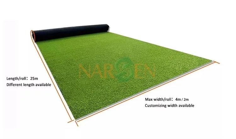 Narsen Artificial Grass Carpet Roll 25mm Leisure Artifical Grass for Garden Cheap Landscape Artificial Turf Green Carpet