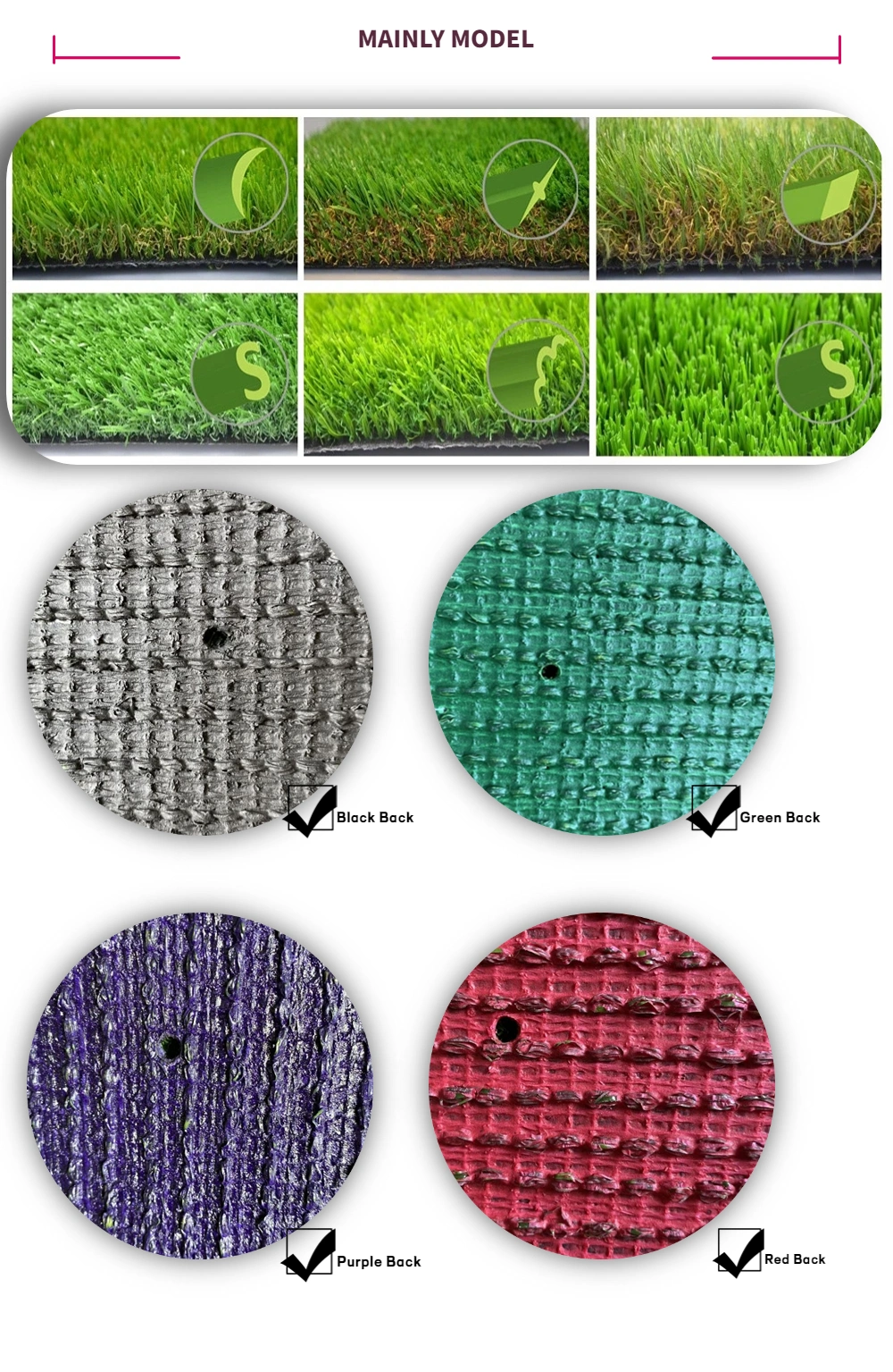 New Outdoor Sports Floor Artificial Grass Carpet Floor Football Artificial Turf