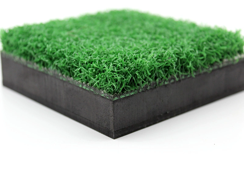 Artificial Turf Mats with Hard Rubber as Backing